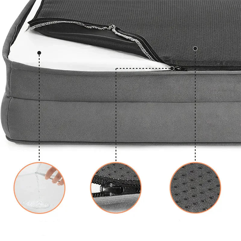 Orthopedisch Hondenkussen | Memory Foam | Wasbare Hoes