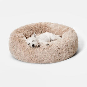 Rond Donut Huisdierenbed | Zacht Pluche voor Hond & Kat