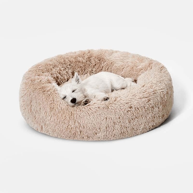 Rond Donut Huisdierenbed | Zacht Pluche voor Hond & Kat